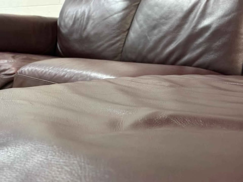 Natuzzi Leather Sectional – Genuine Italian Quality