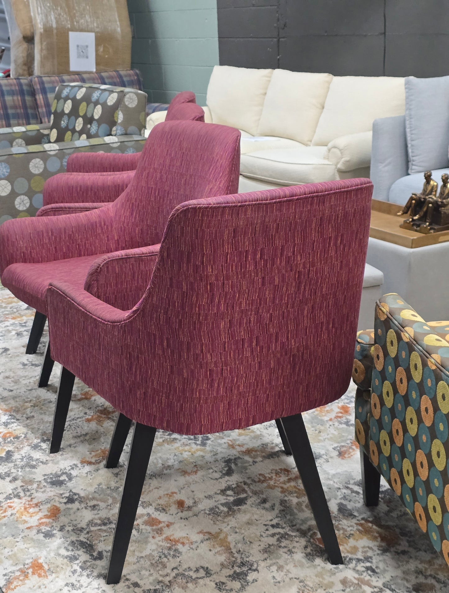 Plum-Burgundy Swivel Accent Chairs – Set of 4
Same Day Free Delivery