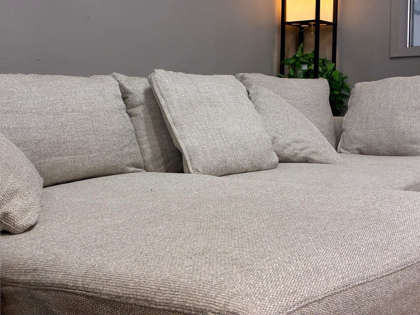 Crate & Barrel L-Shape Sectional Sofa