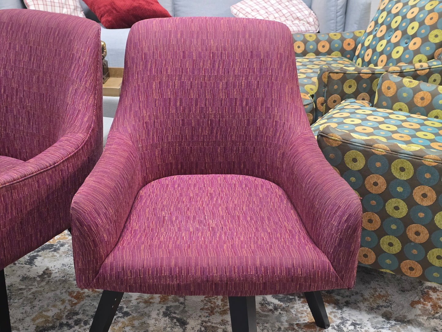Plum-Burgundy Swivel Accent Chairs – Set of 4
Same Day Free Delivery