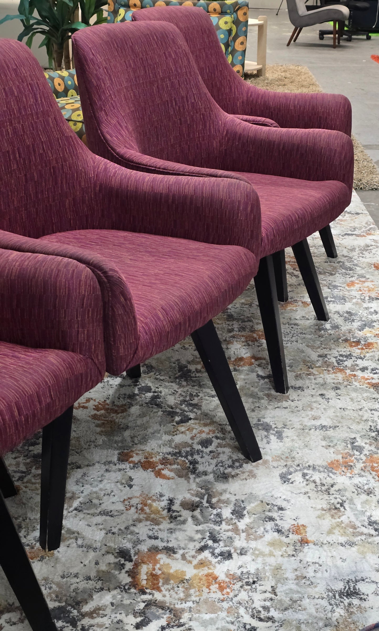 Plum-Burgundy Swivel Accent Chairs – Set of 4
Same Day Free Delivery