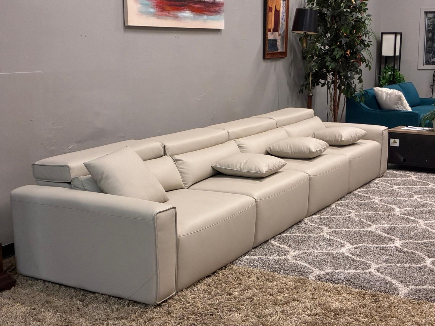 POVISON Remote-Controlled Modular Sectional Sofa