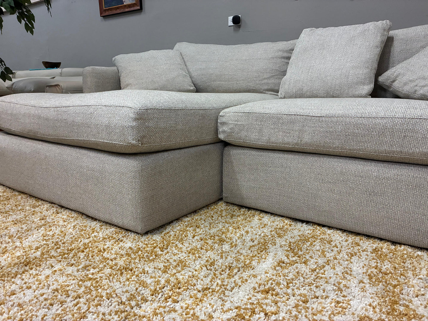 Crate & Barrel L-Shape Sectional Sofa