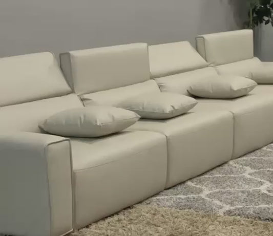 POVISON Remote-Controlled Modular Sectional Sofa