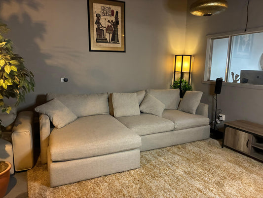 Crate & Barrel L-Shape Sectional Sofa
