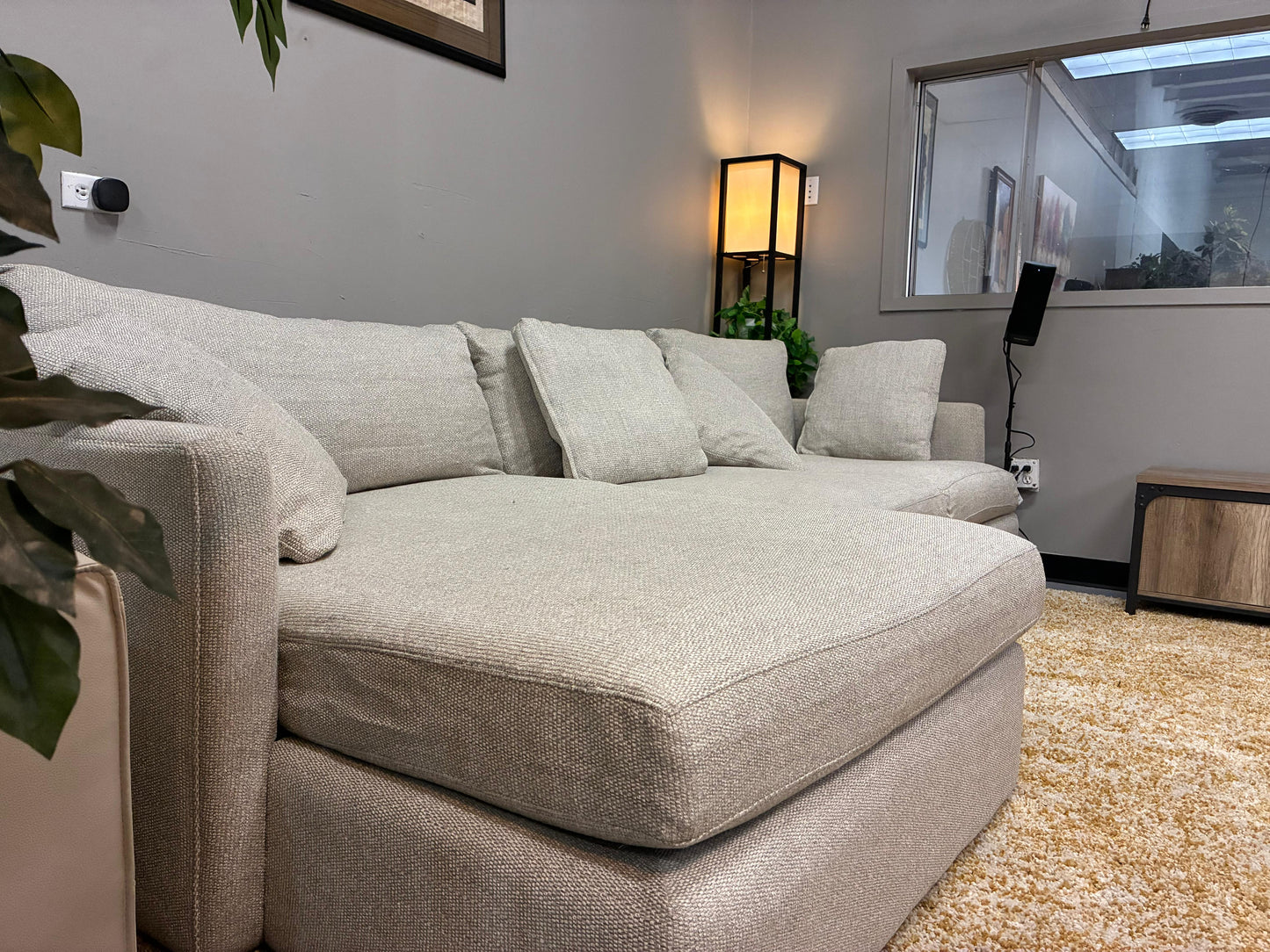 Crate & Barrel L-Shape Sectional Sofa