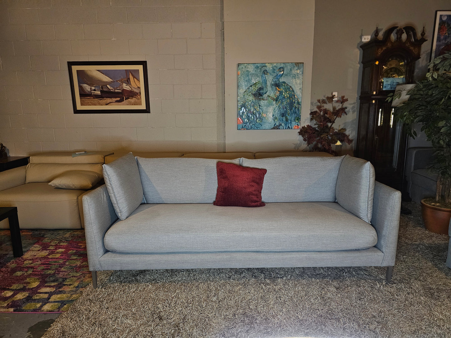 Room & Board – Lee Industries Modern Gray Sofa