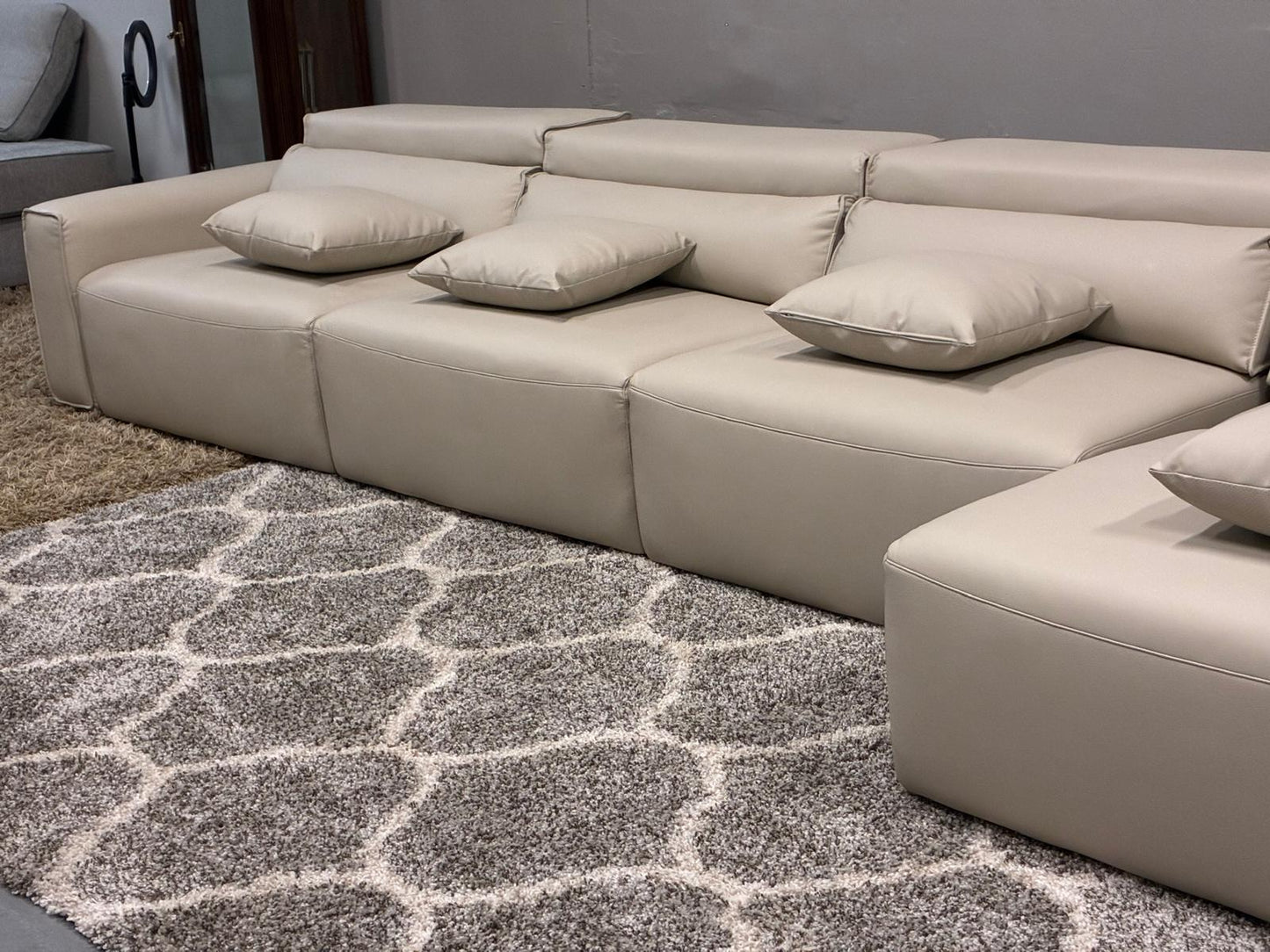 POVISON Remote-Controlled Modular Sectional Sofa