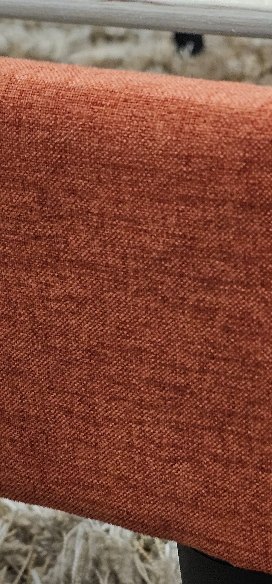 Modern Upholstered Bed – Burnt Orange