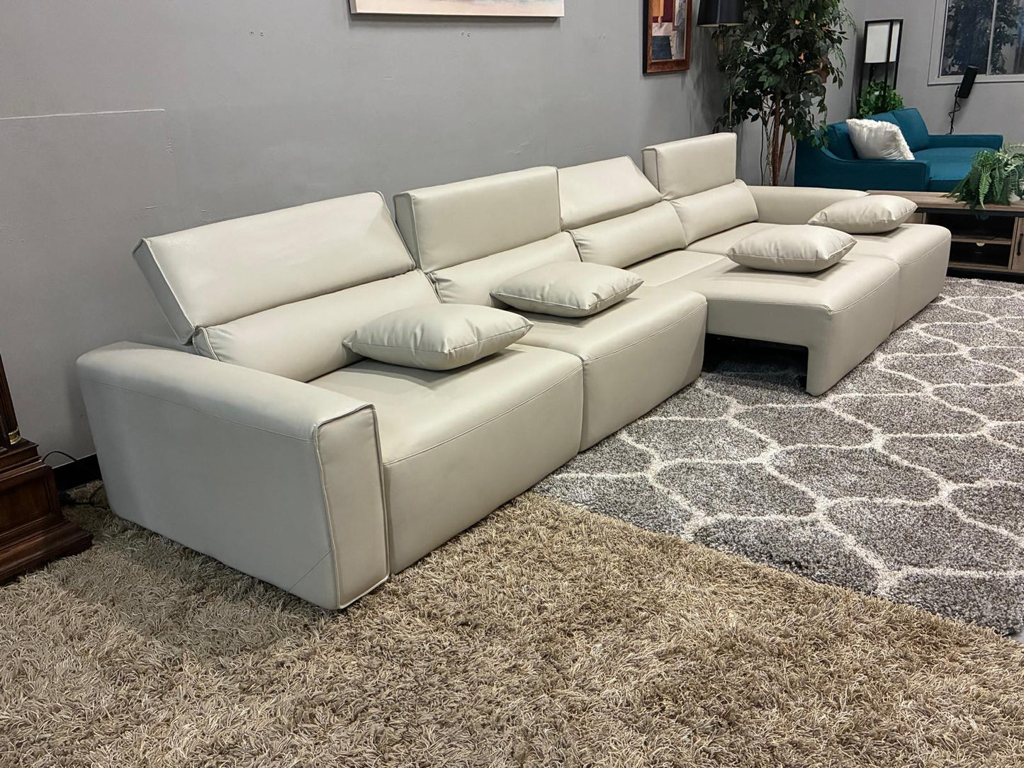 POVISON Remote-Controlled Modular Sectional Sofa