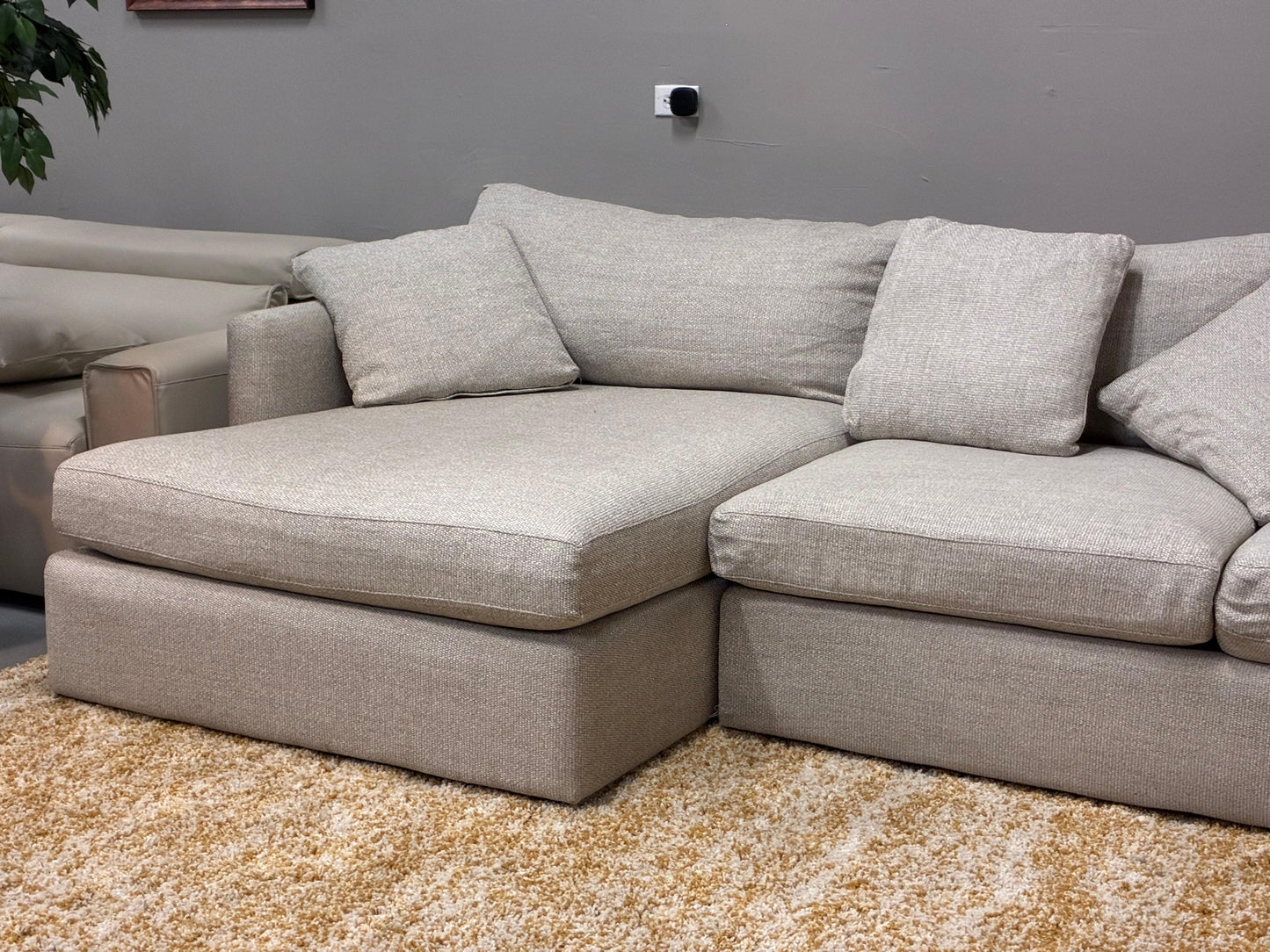Crate & Barrel L-Shape Sectional Sofa