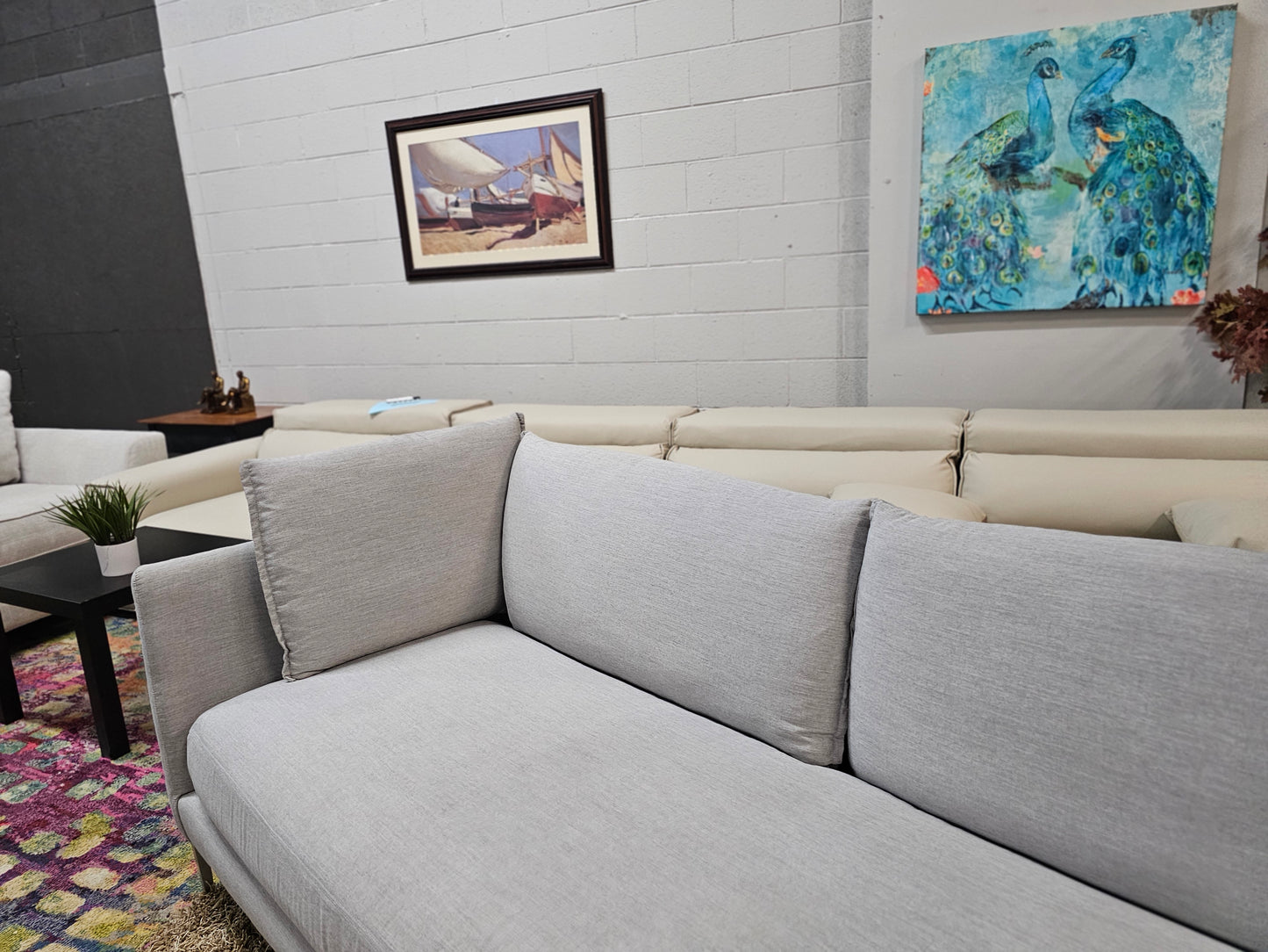 Room & Board – Lee Industries Modern Gray Sofa