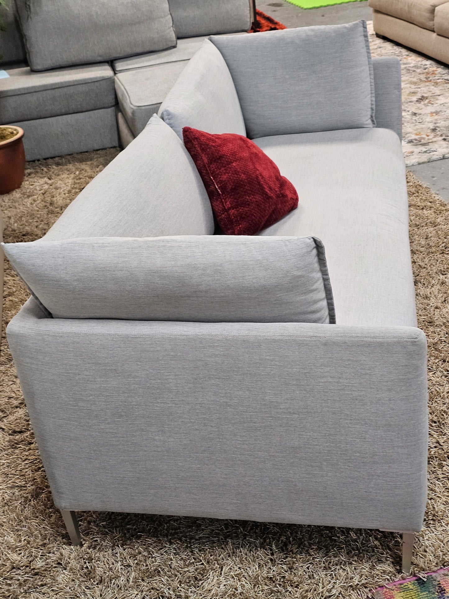 Room & Board – Lee Industries Modern Gray Sofa