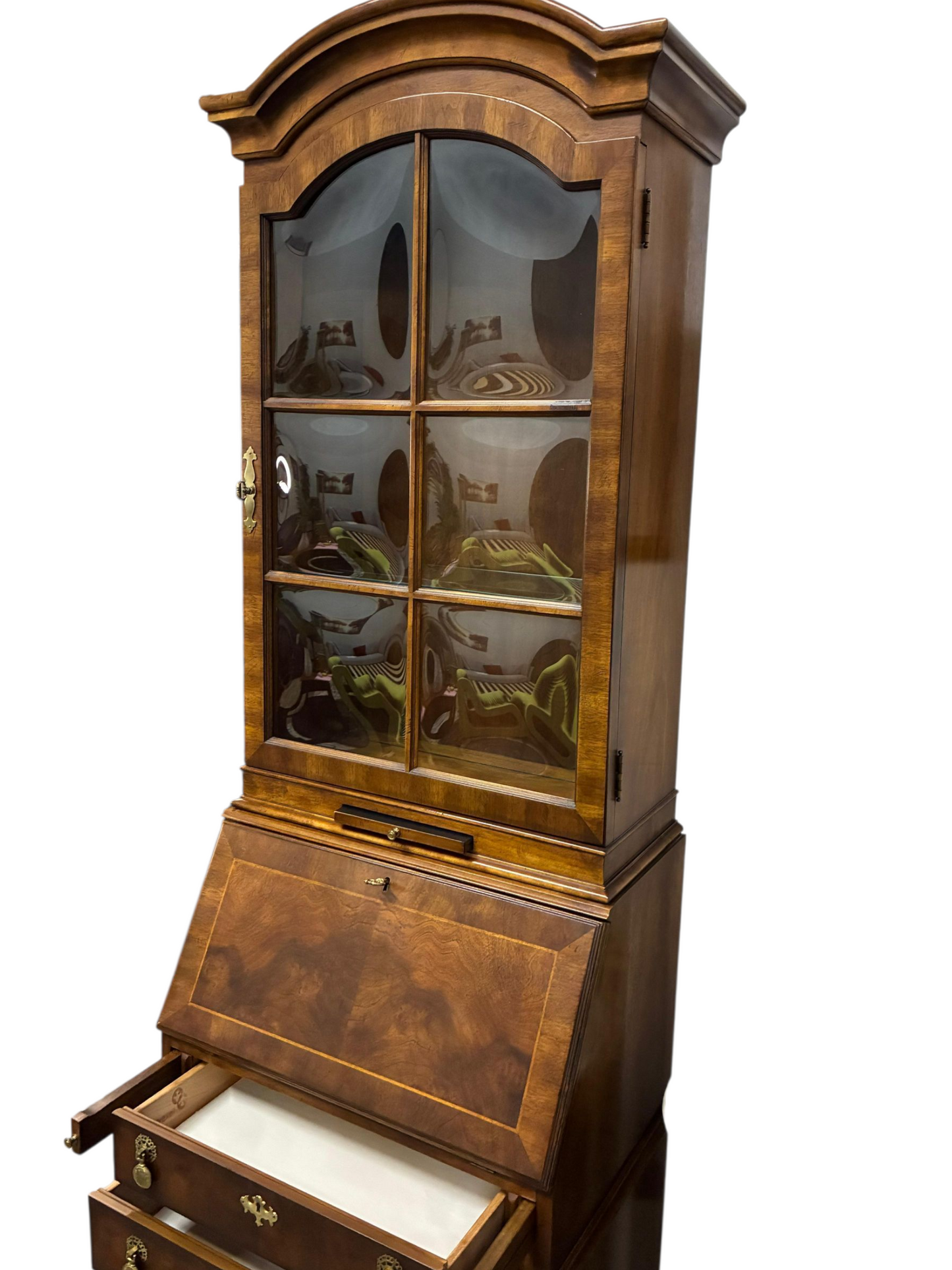 Drexel Heritage Illuminated Secretary Desk & Hutch – Et Cetera Collection